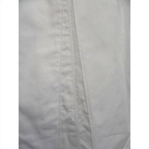 PRADA White Collared Sleeveless Popline Blouse szM - Picture 6 of 8
